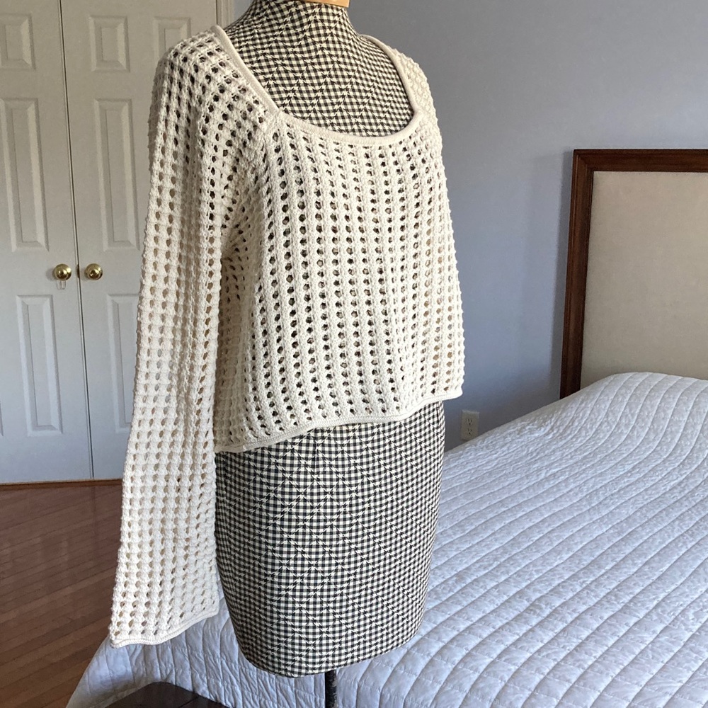 Wild Fable Cream Knit Sweater